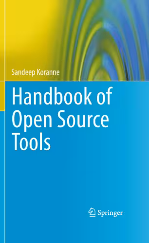 خرید و دانلود نسخه کامل کتاب Handbook of Open Source Tools