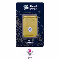 خرید شمش طلا 100 گرمی پارسیس با پک فیزیکی / عیار 999.9