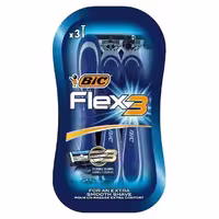 تیغ خودتراش 3 لبه بیک فلکس Bic Flex 3 بسته 3 عددی