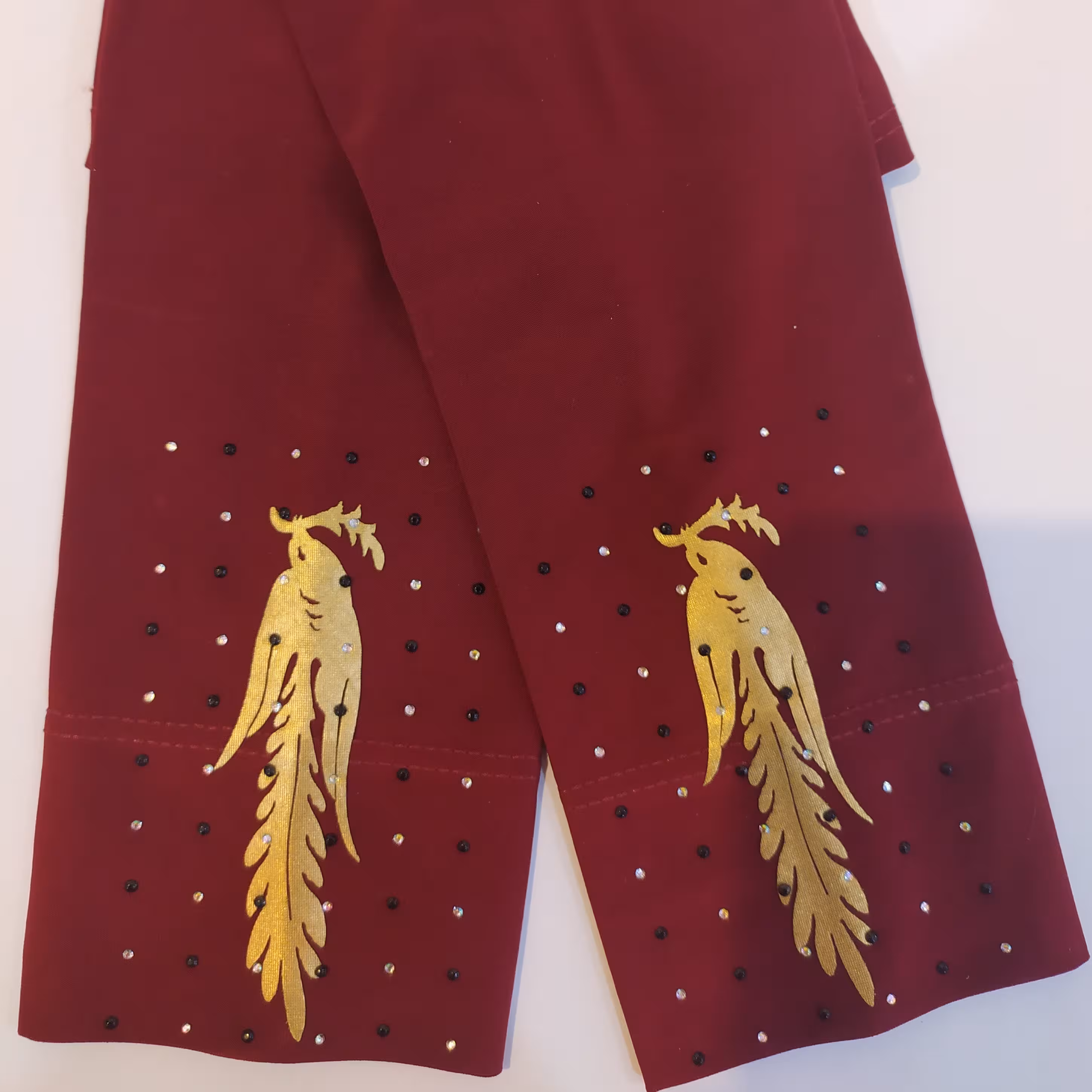 ساق دست طلاکوب زرشکی