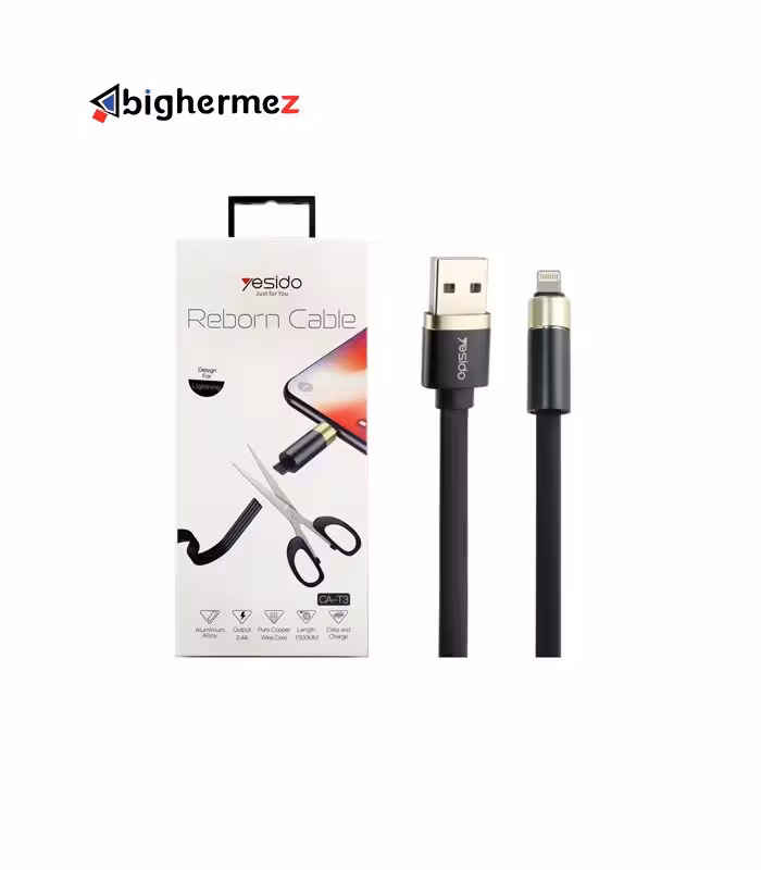 کابل شارژ لایتنینگ یسیدو مدل CA-T3