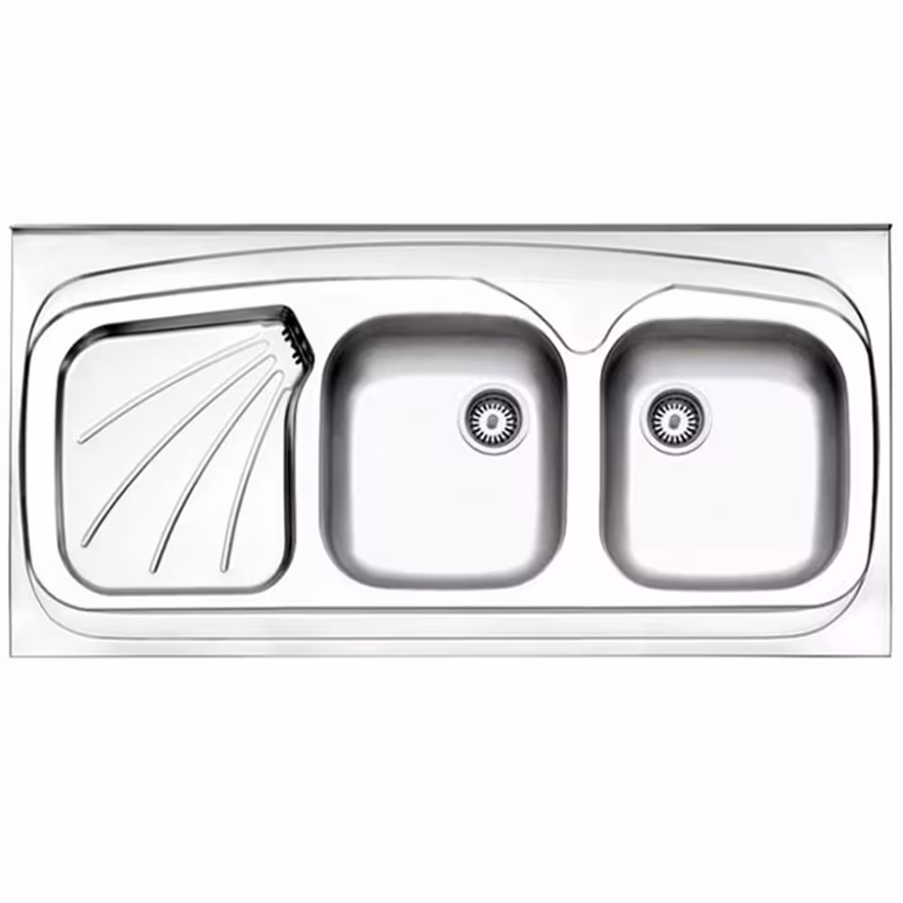 سینک استیل البرز مدل 270 روکار با عرض60