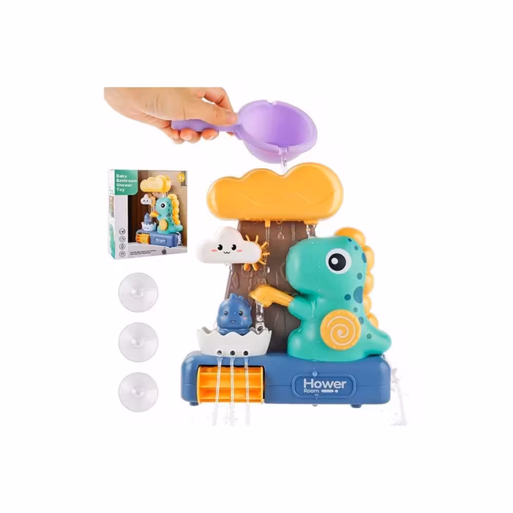 اسباب بازی حمام طرح دایناسور