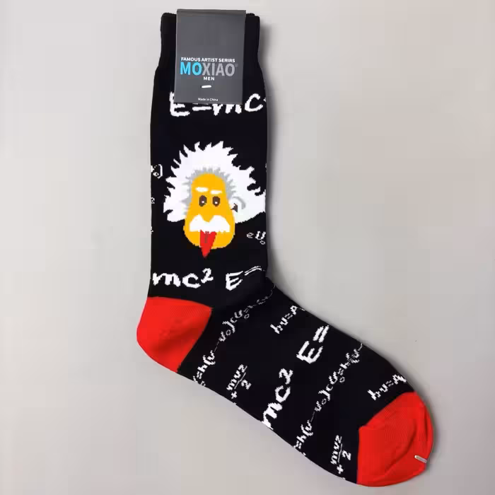 جوراب ساقدار مردانه ماکسیو طرح انیشتین
