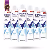 6 عدد اسپری دئودورانت ضد تعریق زنانه رکسونا Rexona مدل کاتن درای Cotton Dry حجم 200 میلی لیتر (اورجینال)