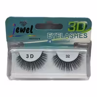 مژه مصنوعی جفتی سه بعدی 3D یکسره مدل GE-1512 جول Jewel