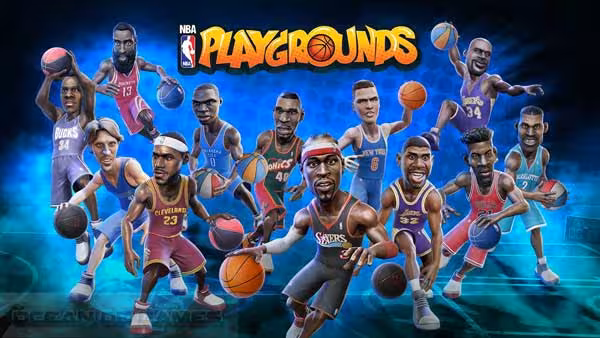 بازی بسکتبال کامپیوتر NBA Playgrounds