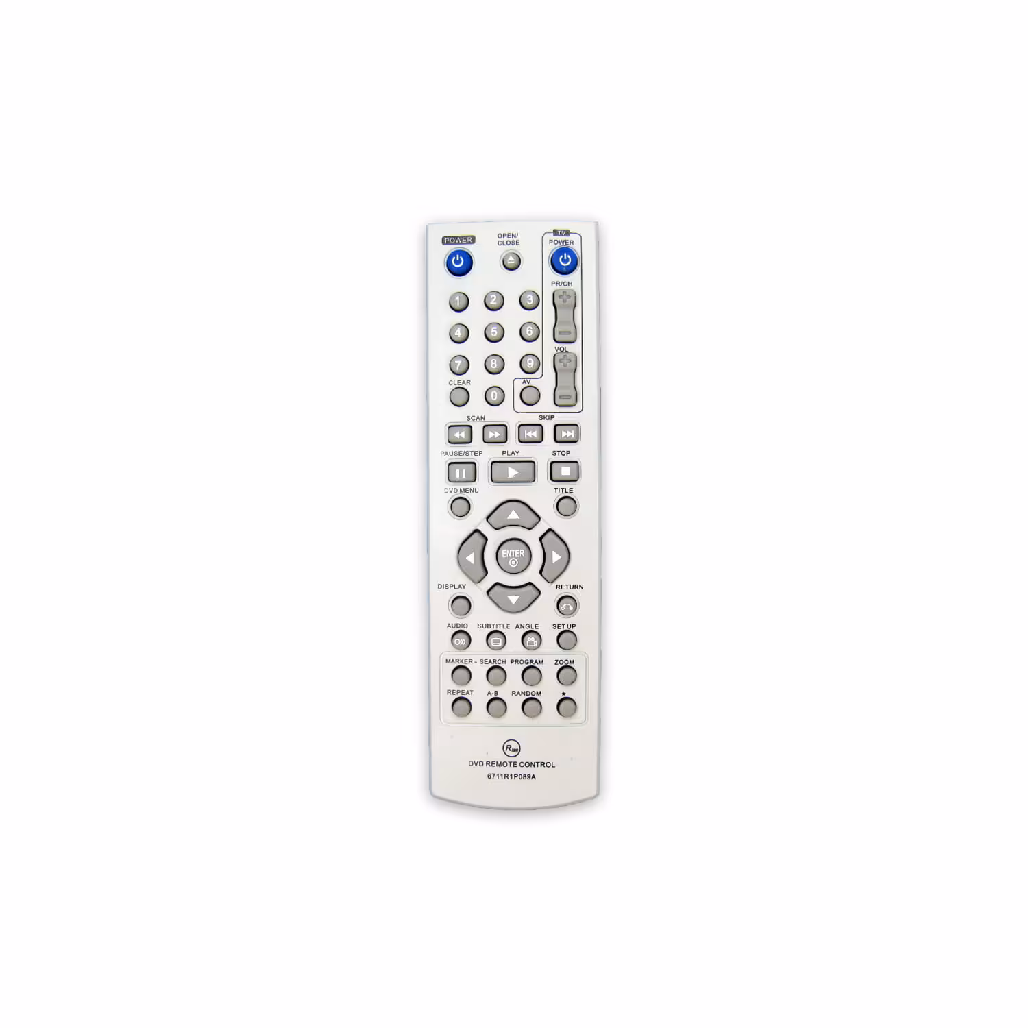 کنترل دی وی دی ال جی DVD LG مدل 6711R1P089A
