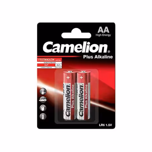 باتری قلمی کملیون پلاس آلکالاین بسته 2 عددی مدل Camelion Plus Alkaline