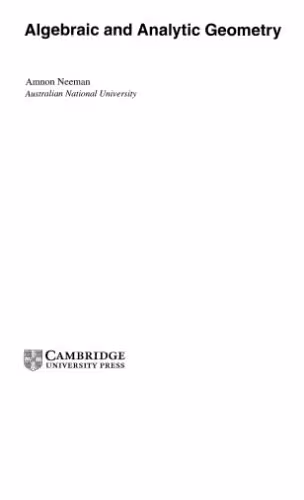 خرید و دانلود نسخه کامل کتاب Algebraic and analytic geometry
