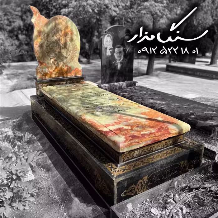 سنگ مزار مرمر سبز کد 0290