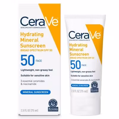 ضد آفتاب سراوی Cerave مدل hydrating sunscreen حجم 75 میلی لیتر با SPF 50