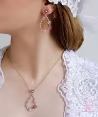 💍نیم ست جواهری   رزگلد‌‌(N_4020)