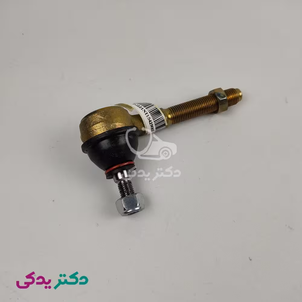سیبک فرمان راست 206، 207 و رانا (سمت شاگرد) با مهره تنظیم و مهره قفلی شرکتی ایساکو اصل 0980205199