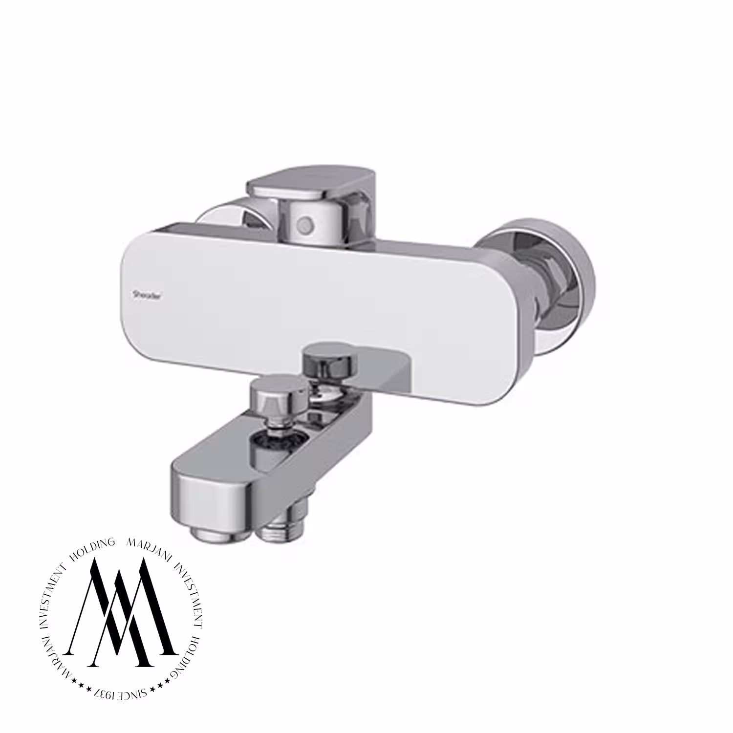 شیر حمام شودر مدل تاین (کروم)