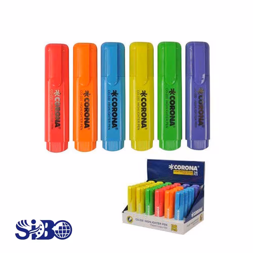 ماژیک علامت زن کرونا رنگ آبی