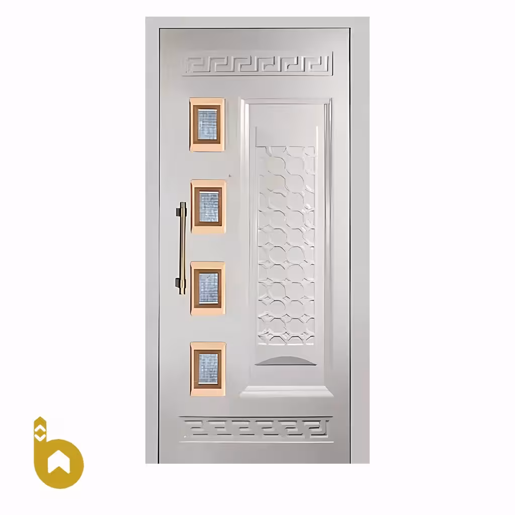 درب لولایی آسانسور | طرح زنبوری |