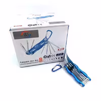 آلن چاقویی 8 عددی بدنه فلزی بی اس مدل BS-HEX-3051