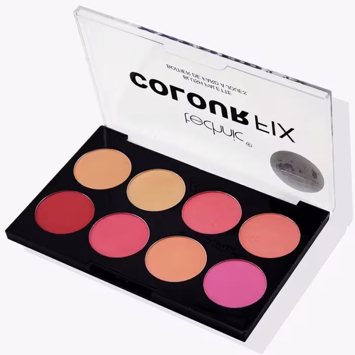 پالت رژ گونه تکنیک 8 رنگ مدل کالر فیکس