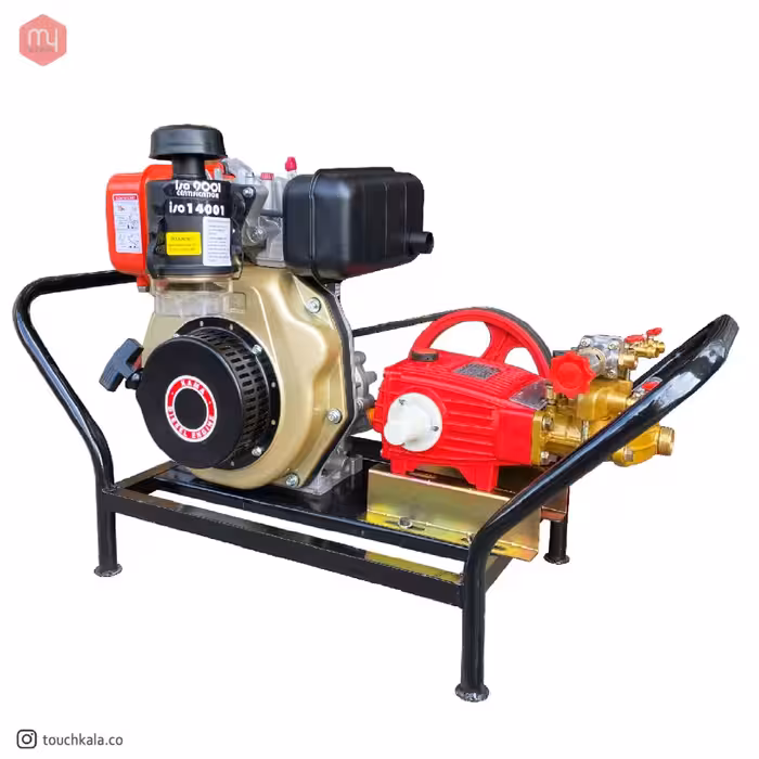 سمپاش گازوئیلی کاما km173f | پمپ 60 بار یاماها اتوماتیک