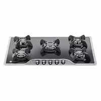 اجاق گاز صفحه ای درسا مدل DG2301-5M استیل شیشه ای 5 شعله