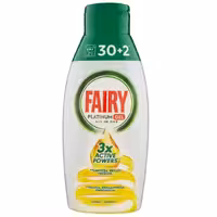 ژل ظرفشویی فیری Fairy مدل 3X Active Power حجم 650 میل 32 بار مصرف