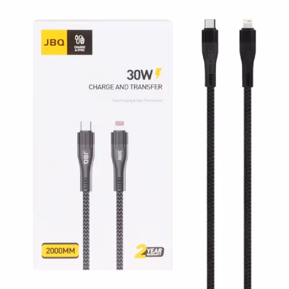 کابل شارژ تایپ سی به لایتنینگ جی بی کیو مدل CA-1130