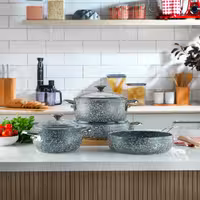 سرویس قابلمه 7 پارچه نچسب و نسوز Schafer مدل ilya