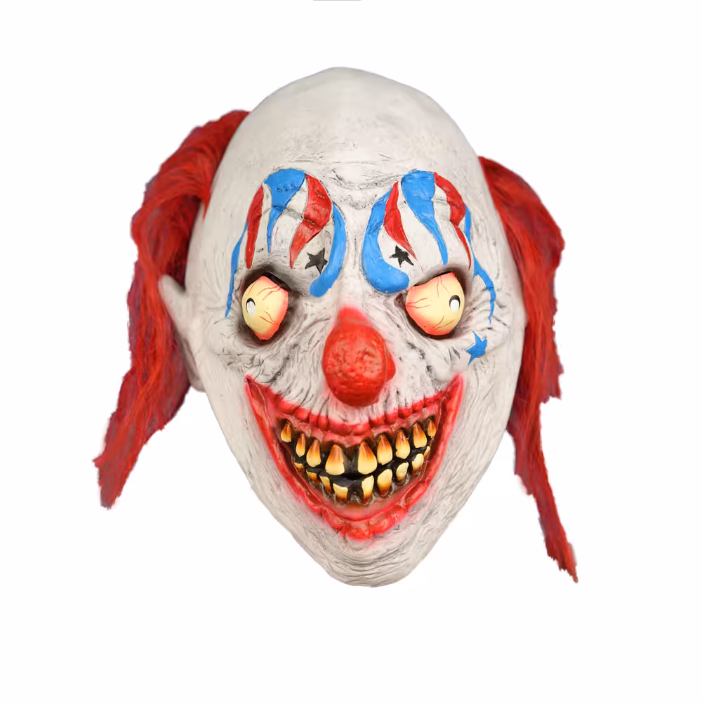 ماسک دلقک مو قرمزRedhead clown mask