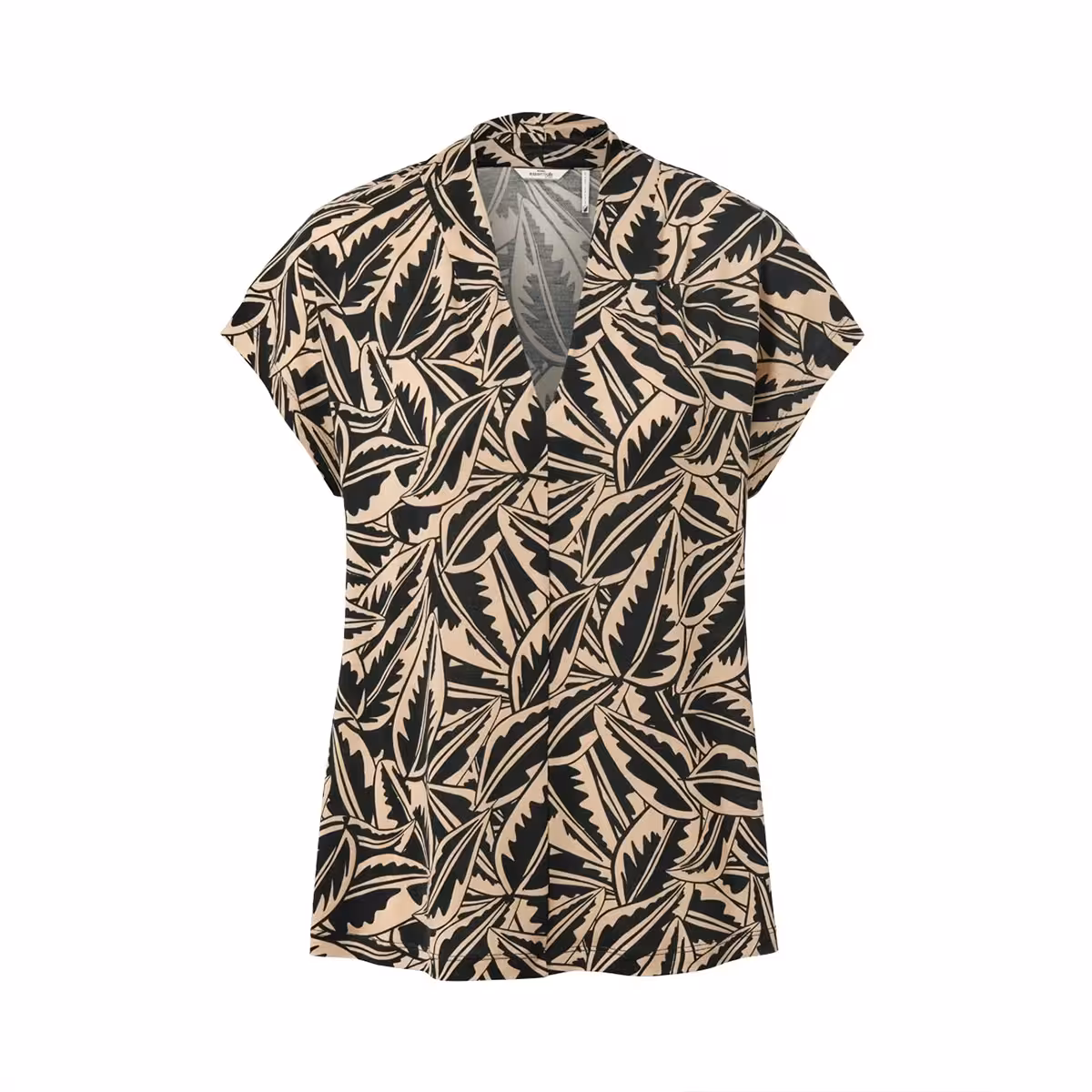 شومیز آستین کوتاه یقه ایستاده هفت زنانه چیبو