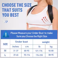 کمربند پشت شانه قابل تنظیم Back Correction Strap, Adjustable Posture Corrector Spine Straightener