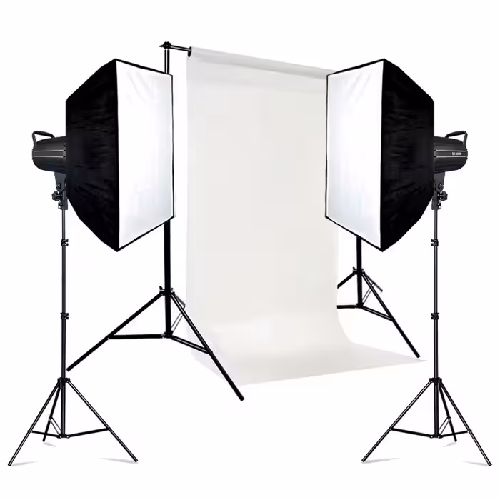 کیت نورپردازی 300 وات با فون و پایه فون F-kit16