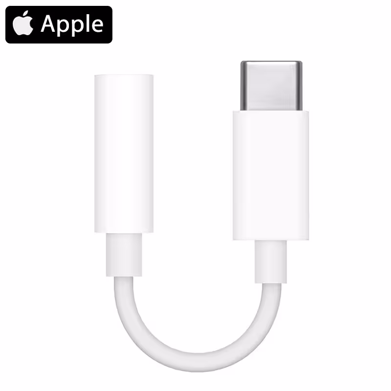مبدل USB-C به جک 3.5 میلی متری اپل اصلی Apple U7E2 USB-C to 3.5 mm Headphone Jack Adapter