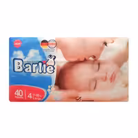 پوشک بارلی سایز 4 تعداد 40 عددی