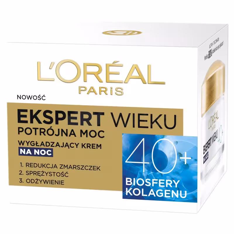 کرم ضد چروک شب لورآل مدل Ekspert Wieku  40 حجم 50 میل