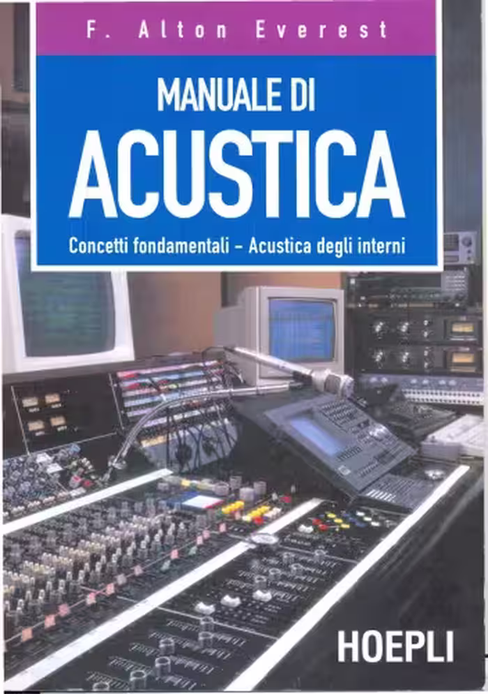 خرید و دانلود نسخه کامل کتاب Manuale di Acustica