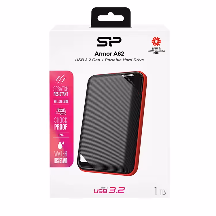 هارد اکسترنال سیلیکون پاور مدل ARMOR A62 ظرفیت 1 ترابایت