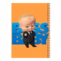 دفتر مشق 80 برگ اس جی مدل بچه رئیس کد 1