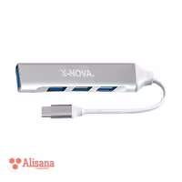 هاب USB3.0 با چهار پورت تایپ C ایکس نوا مدل X910
