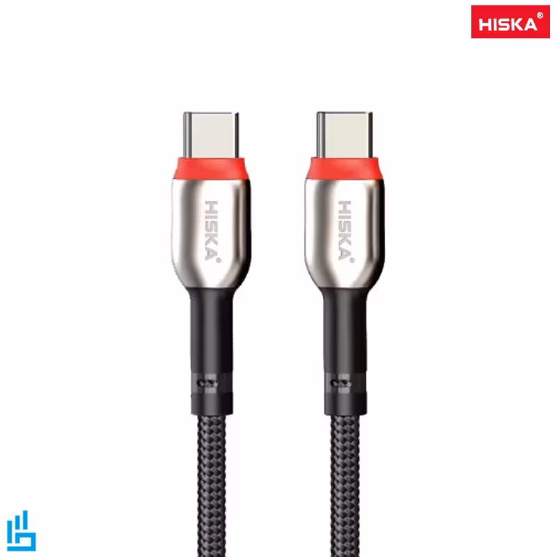 کابل تبدیل تایپ سی به تایپ سی LX-841CC هیسکا HISKA طول 1.2 متری | اکسلنت کالا