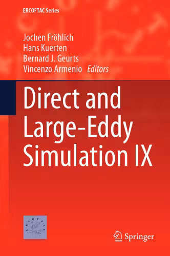 خرید و دانلود نسخه کامل کتاب Direct and Large-Eddy Simulation IX