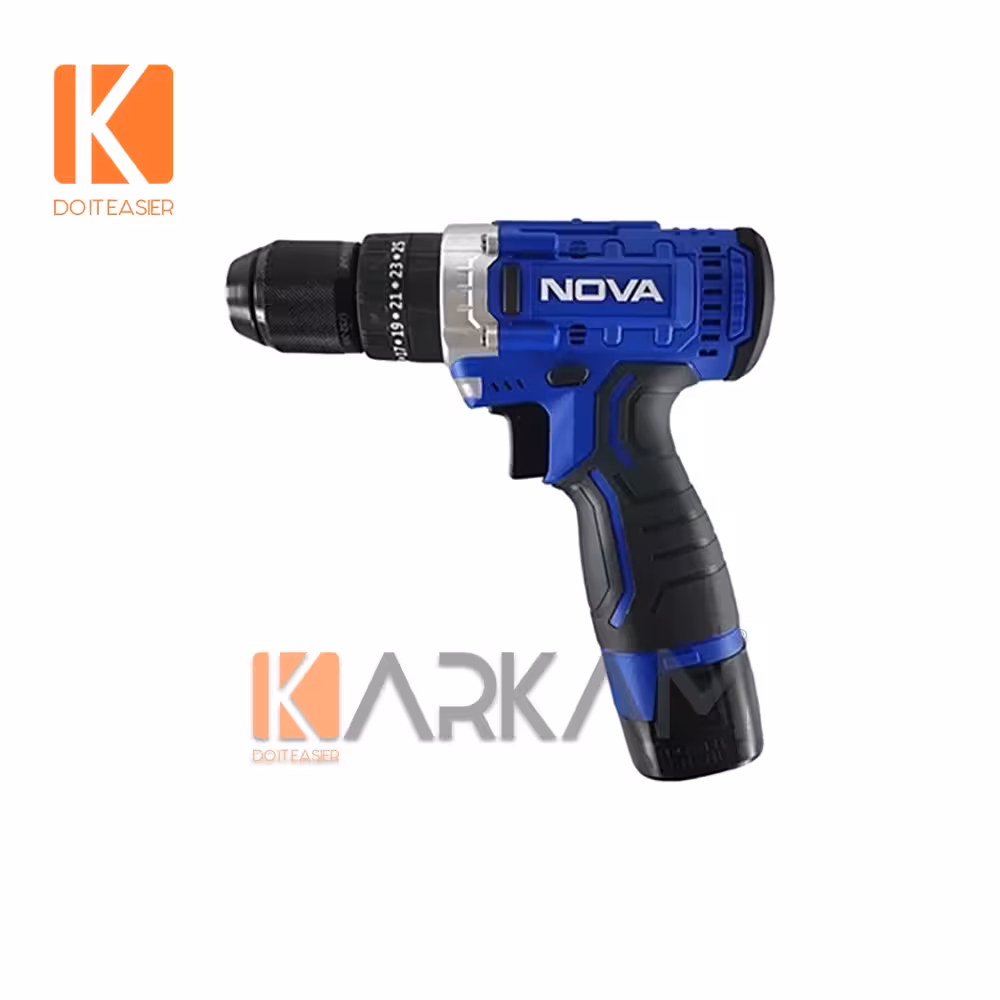پیچگوشتی شارژی 14.4 ولت چکشی 8514 نوا