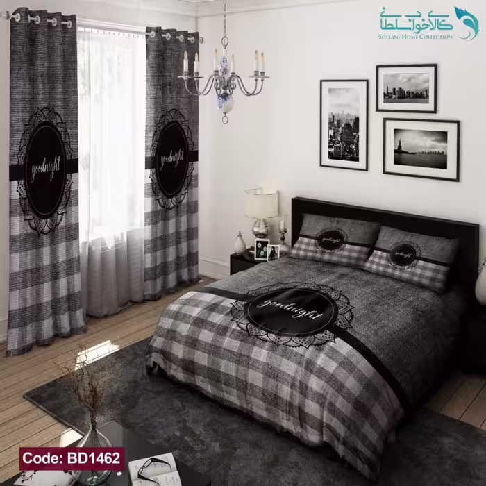 روتختی طرح goodnight دونفره کد BD1462