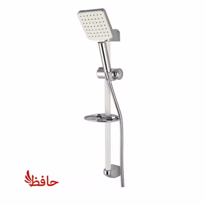 علم دوش تک کاره راسان مدل یونیکا سفید کروم