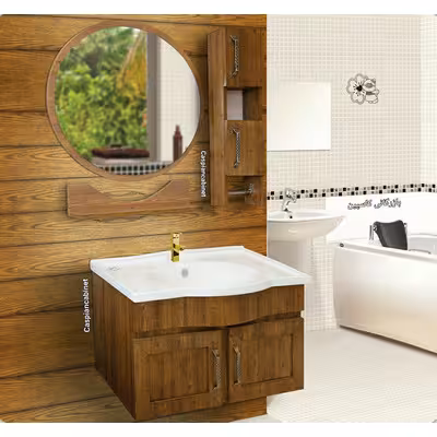 روشویی کابینت دار النا چوب80 سانت