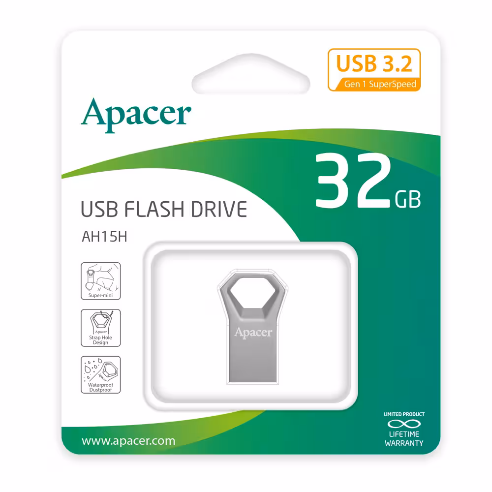 فلش مموری 32 گیگ Apacer مدل AH 15H