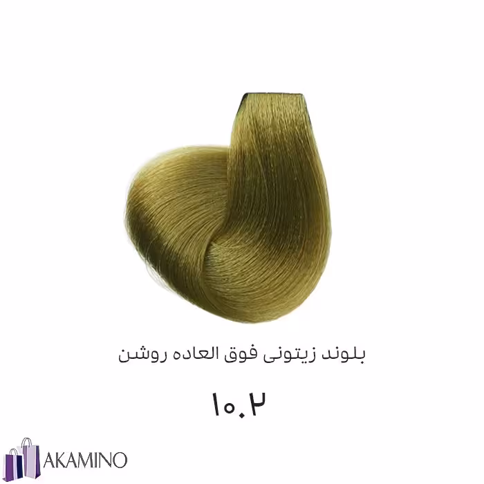 رنگ مو DF بلوند زیتونی فوق العاده روشن شماره 102