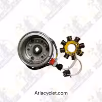 فلکه برق کامل همراه با بوبین پالس 180 TVS اصلی