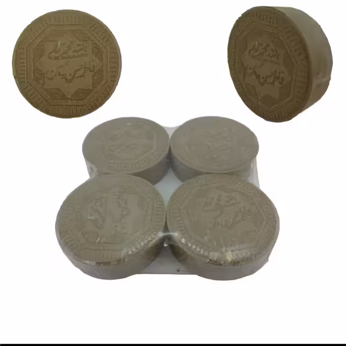 مهر تربت مخلوط کربلا دایره قطر6.5عرض2 بسته 4تایی