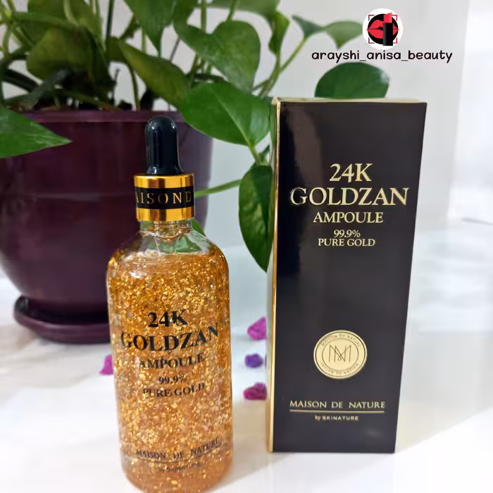 سرم پرایمر  آرایشی طلا 24 عیار  گلدزن